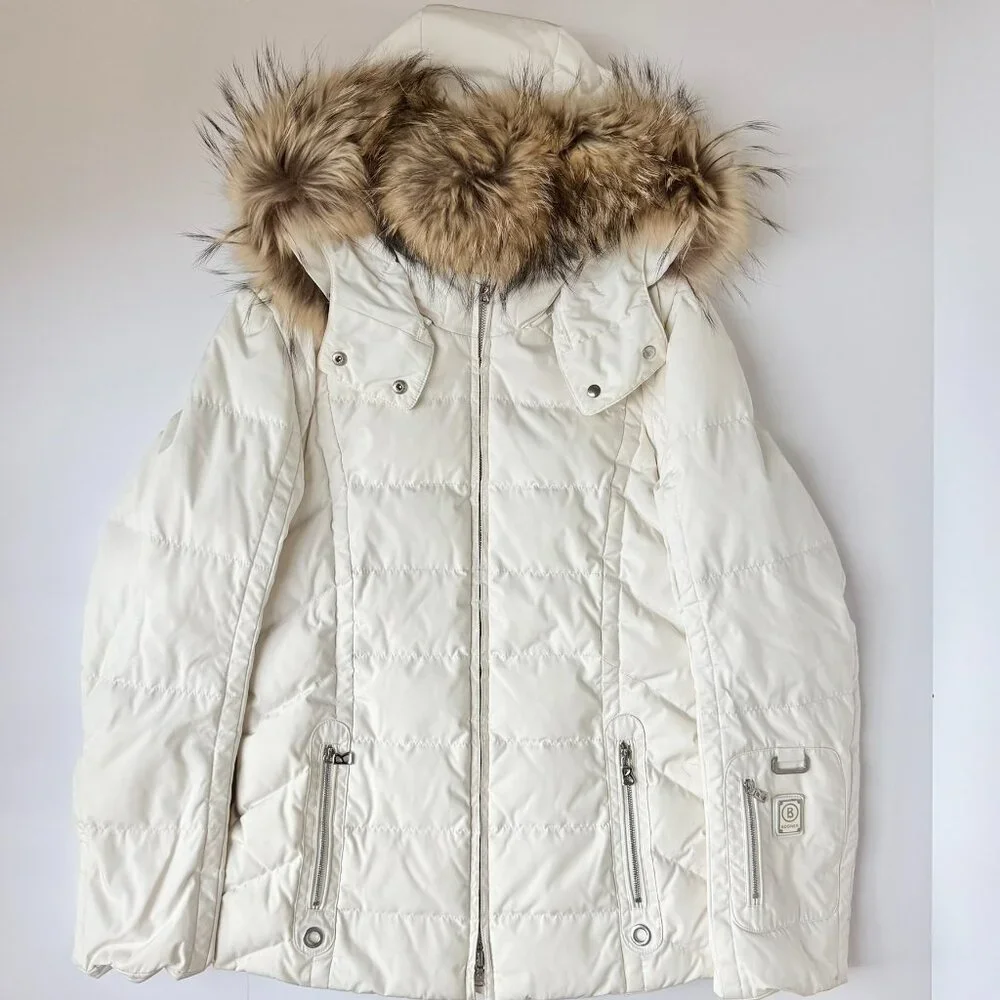 Bogner Ski Jacket & Pants Set EU34/32 | Down Fur Trim | Luxury Ski Wear - Picture 2 of 13